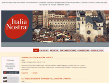 Tablet Screenshot of italianostra-trento.org